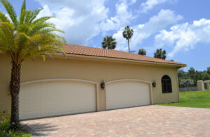 Home With Impact-Resistant Garage Door