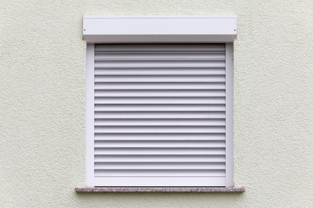 Roll-down shutter on a Cape Coral lanai
